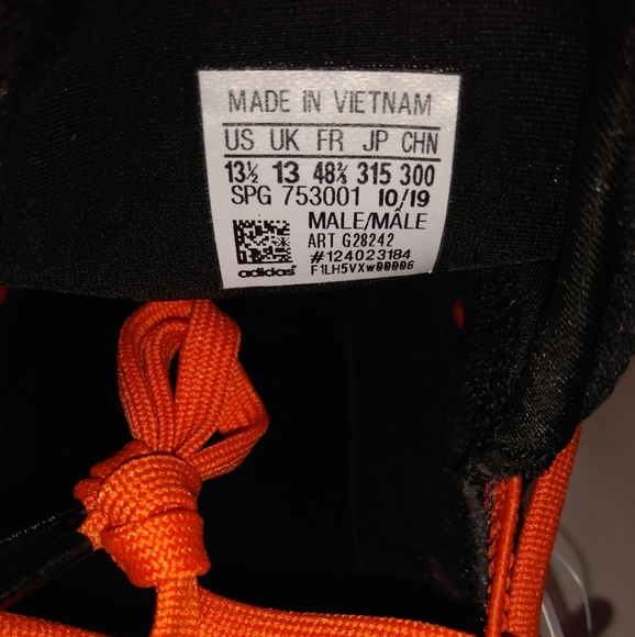 Adidas Icon V Boost Baseball Metal Cleats sz 13.5 - Picture 10 of 11